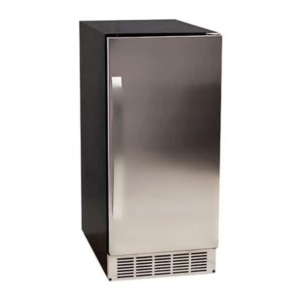 15 Inch Wide 25 Lbs Capacity BuiltIn Ice Maker with 50 Lbs Daily Ice Production  Pump Included