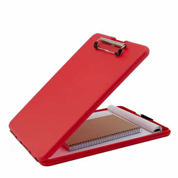 SlimMate Storage Clipboard, Red