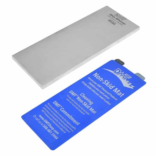 Single Grit Benchstone, 10 in W, 4 in L, 3/8 in H, Diamond, Coarse Grit, Silver
