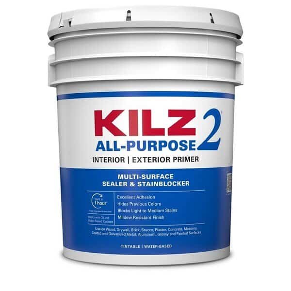 Sealer and Primer, White, 5 gal, Pail