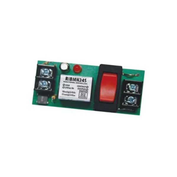 Track Mount Relay, 15A, SPST/Override