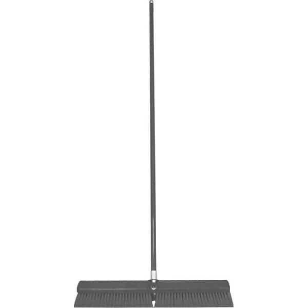 Contractor Push Broom, 3 in L Trim, PolypropylenePolystyrene Bristle