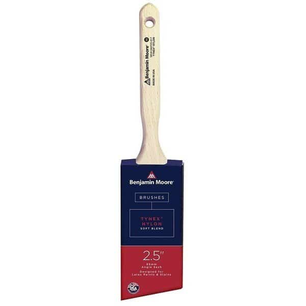 Paint Brush, Soft Brush, 21516 in L Bristle, NylonTynex Bristle, Angle Sash Handle