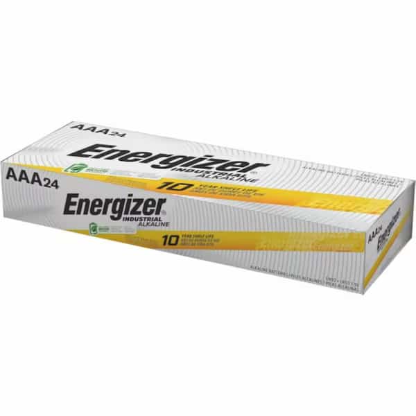 Industrial AAA Alkaline Battery, 1.5V DC, PK24