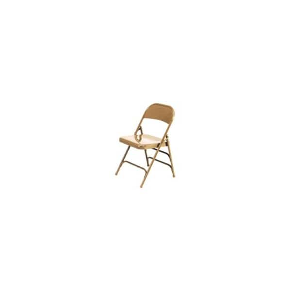 167 Series Folding Chair with Plastic Caps - El Dorado Bronze