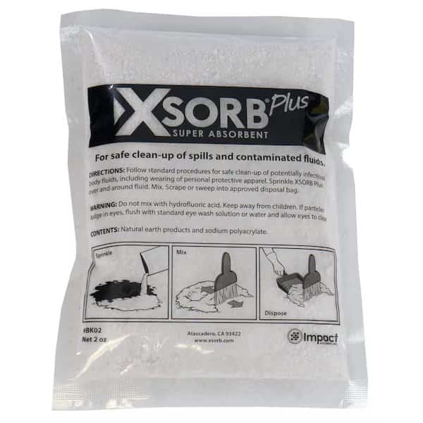 Plus Absorbent, 2 oz. Bag, PK24