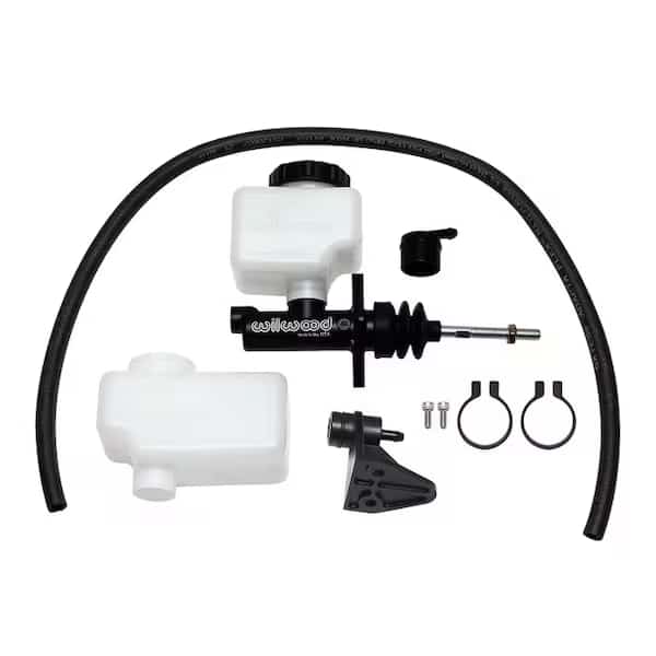 BRAKE MASTER CYLINDER Compact Remote Reservoir 78 Inch Bore Size Single 18 Inch NPT Outlet Port