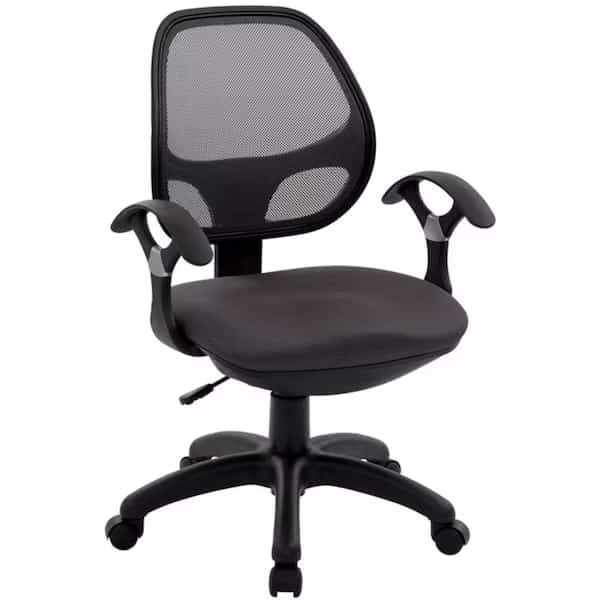 Techni Mobili RTA-0097M-BK Mid-Back Mesh Task Chair - Black