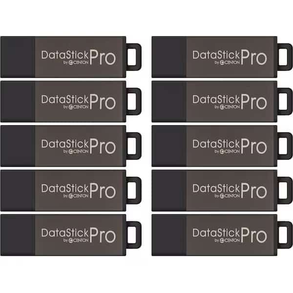 10 X 2Gb Pro Usb Drive -Grey
