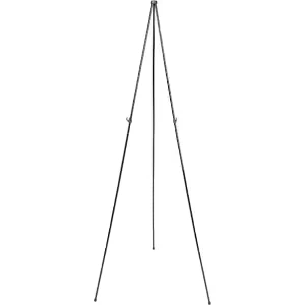 Portable Folding Easel, 63 in., Black
