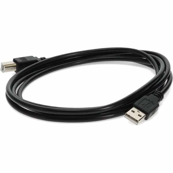 Addon 5-Pack Of 3Ft Usb 2.0 (A) Male To Usb 2.0 (B) Male Black, PK5