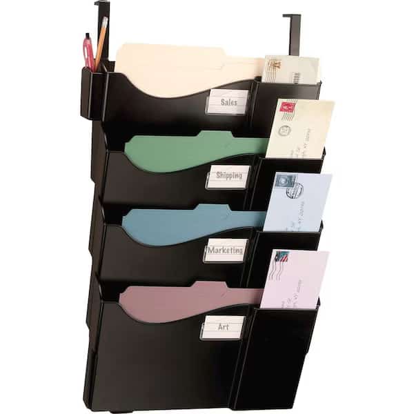 Wall Rack, Letter/Legal, 4 Pockets
