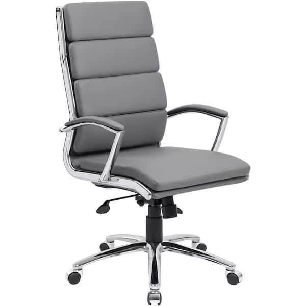 Executive CaressoftPlus Chair With Metal, Mfr#: B9471-GY, BOSS