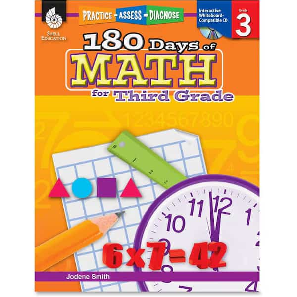 180 Days of Math Book, Grade 3