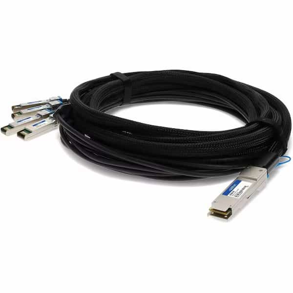 Addon Hp Jg330A Compatible Taa Compliant 40Gbase-Cu Qsfp+ To 4Xsfp+