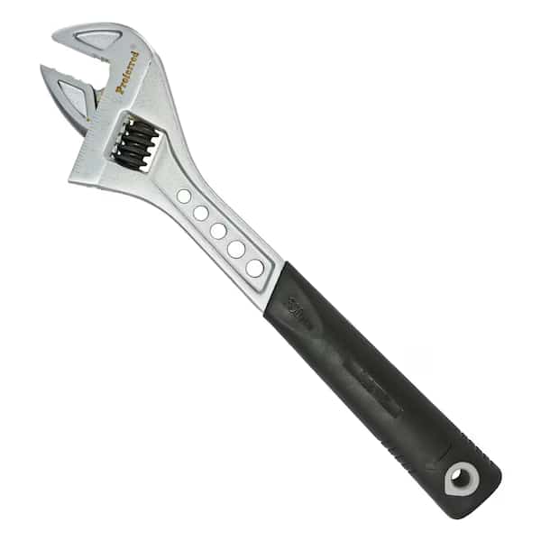 12" Tiger Paw Adjustable Wrench w/Padded Handle, Matte Finish