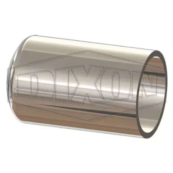 High Purity Bradford Weld Cap, 1 in Nominal, 316L Stainless Steel