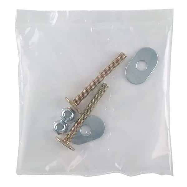 0 Toilet Flange Bolt Set, Steel