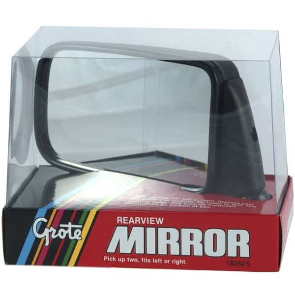 Mirror- Blk- European Wedge-Style- Retai, 18252-5