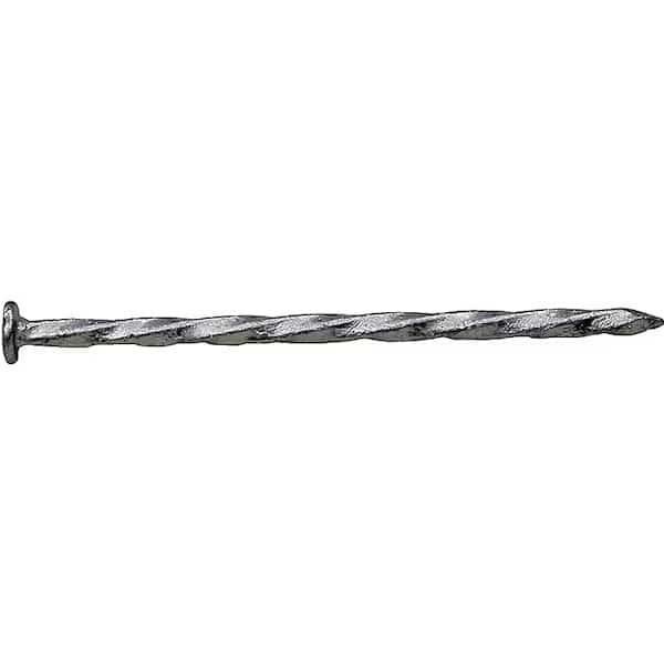 00 Deck Nail, 10D, 3 in L, Steel, HotDipped Galvanized, Flat Head, Spiral Shank, 1 lb