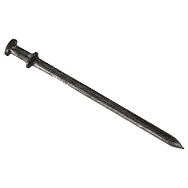 00 Scaffold Nail, 16D, 3 in L, Steel, Brite, Duplex Head, Round, Smooth Shank, 5 lb