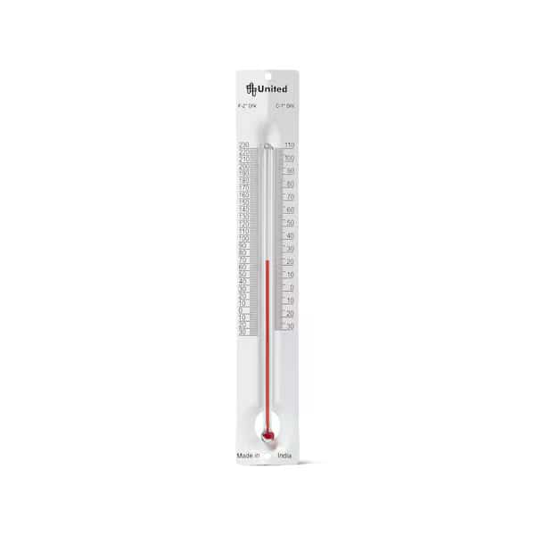 Metal Back Student Thermometer,-20 To 2, Mfr#: THMCF1, UNITED SCIENTIFIC