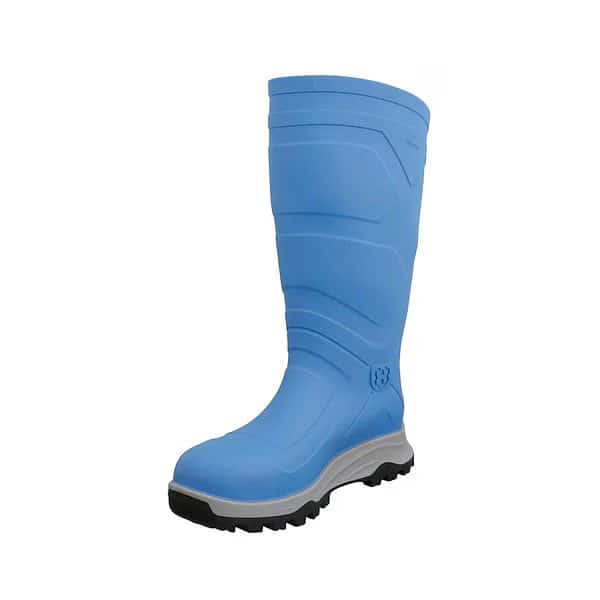 Unisex Leader SE Rubber Boot, Steel Toe, 15 in Height, Blue, 12