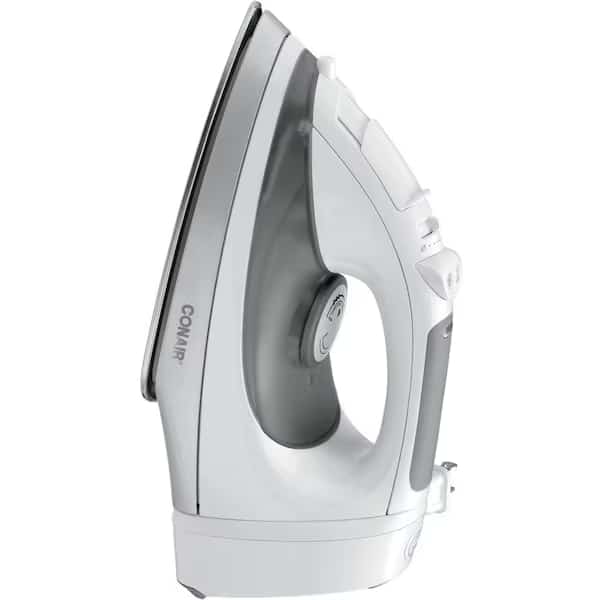 Iron, White, 8 ft. Retractable Cord