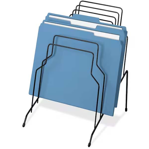 Step File, Black, Steel, 10 1/8 in W, 12 1/8 in L, 11 4/5 in H, 8 Number of Compartments
