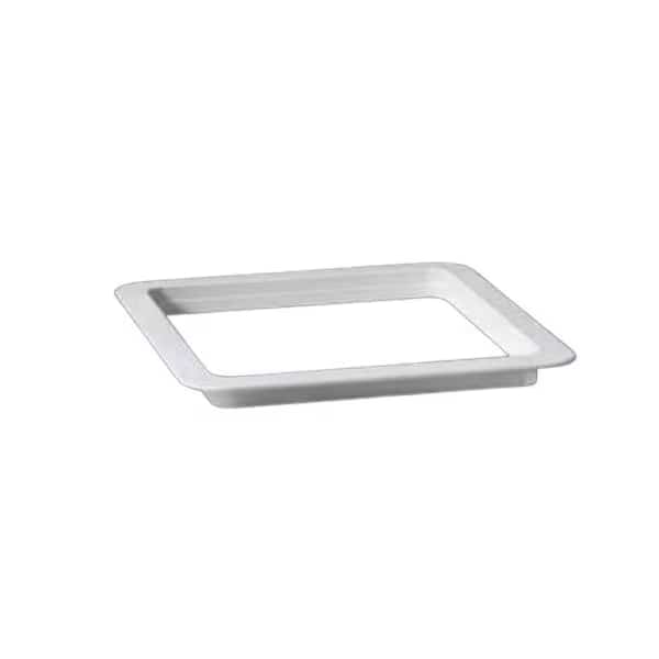 VENTILATION RV 1414 Inch x 1414 Inch 418 Inch Depth With Radius Corner Polar White