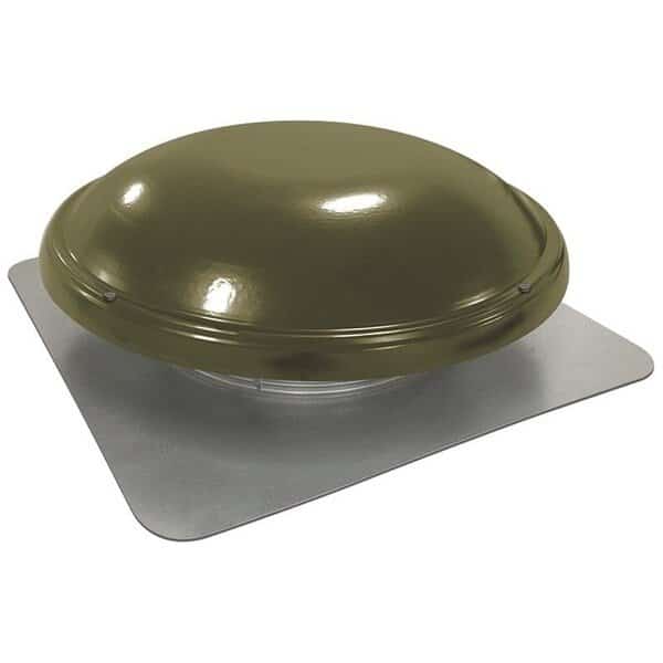 Master Flow ERV5WW Power Attic Vent, 1250 cfm, 600 sq-in Net Free Ventilating Area, Steel