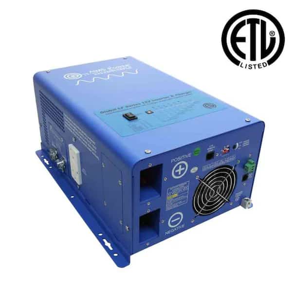 Inverter Charger,Pure Sine,1000W, Mfr#: PICOGLF10W12V120V, AIMS POWER