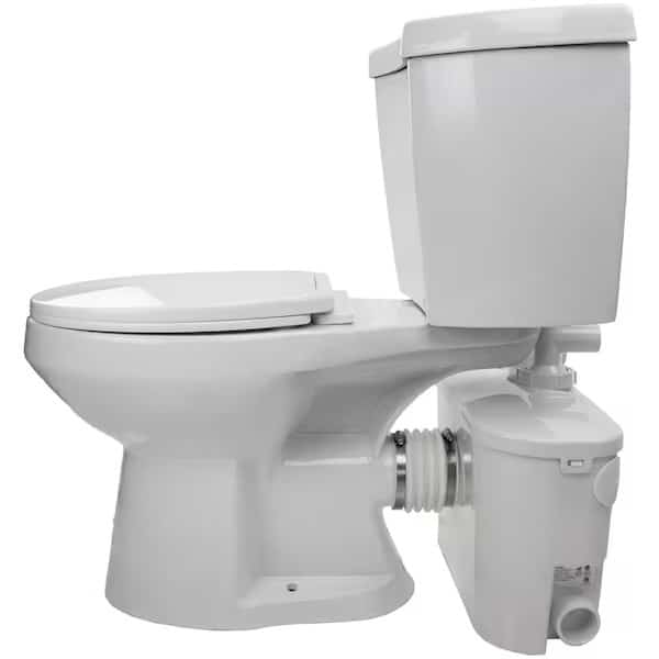 Toilet System, Elongated Bowl, 1.28 gpf, Floor Mount, Elongated