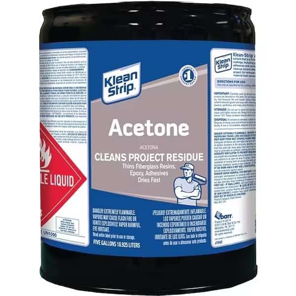 Klean Strip Acetone, 5 gal