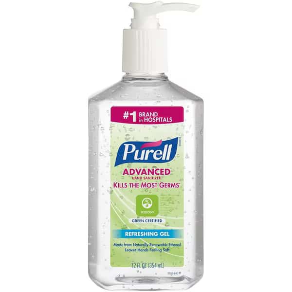 Hand Sanitizer,Bottle,Gel, Mfr#: 3691-12, PURELL