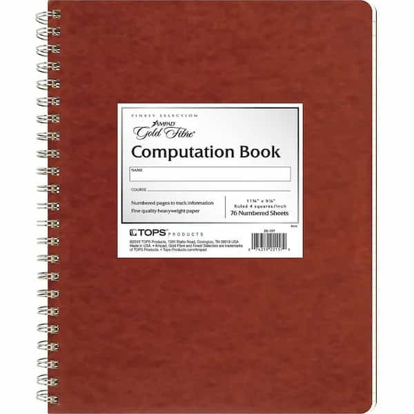 Retro Computation Notebook, Beige