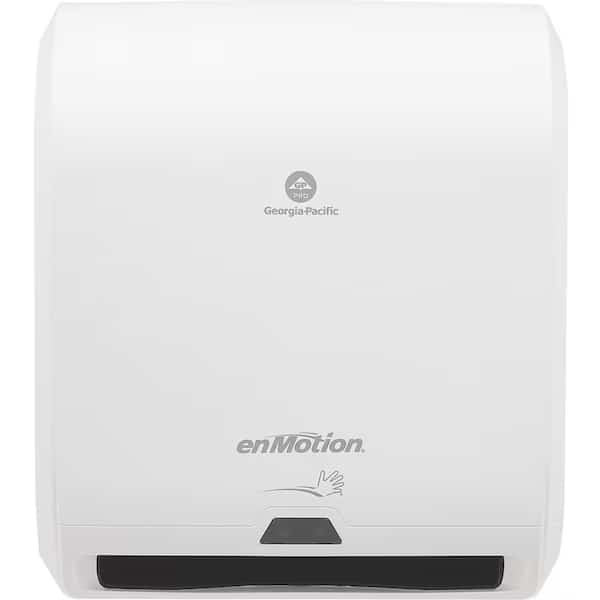 enMotion 10 in Automated Touchless Paper Towel Dispenser, White