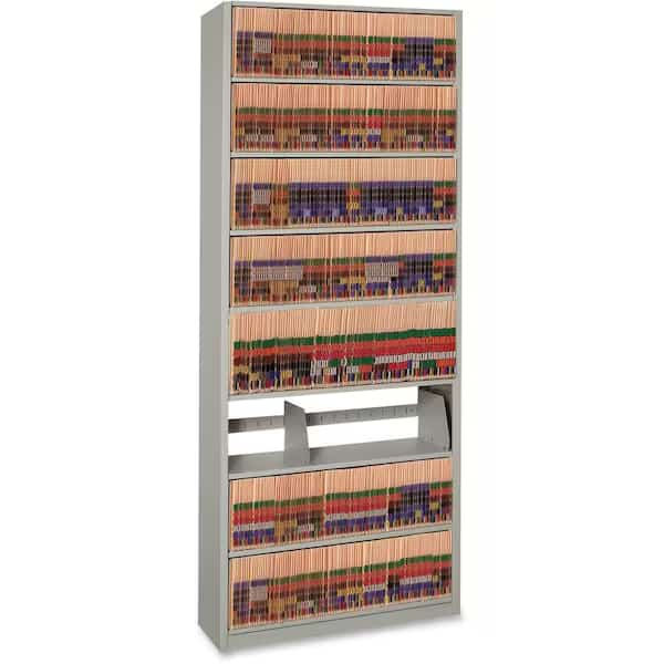 Shelving Starter, 88"x12"x36", Tan Met.