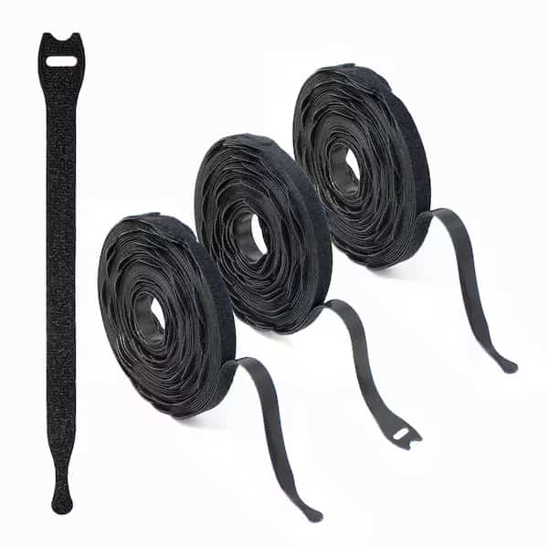 Cable Tie Assortment, 8 in L, Nylon, 100 PK
