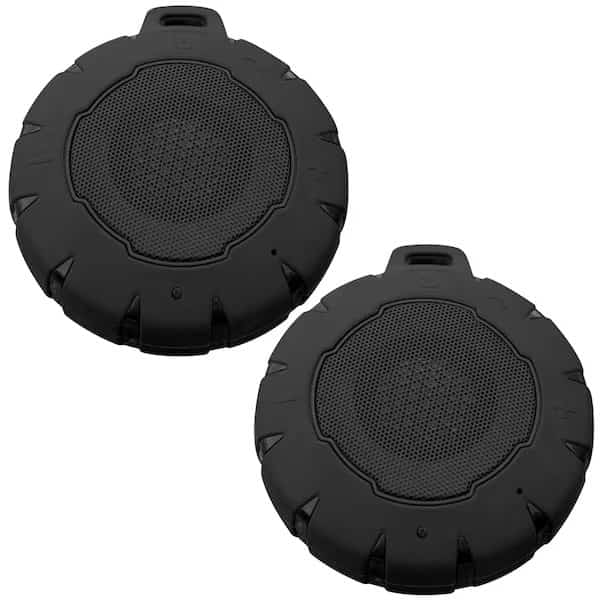 Pocket Size Wireless Bluetooth Water Resistant Speaker 2 Pack, 2PK