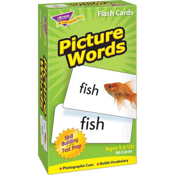 Picture Words Skill Drill Flash Cards