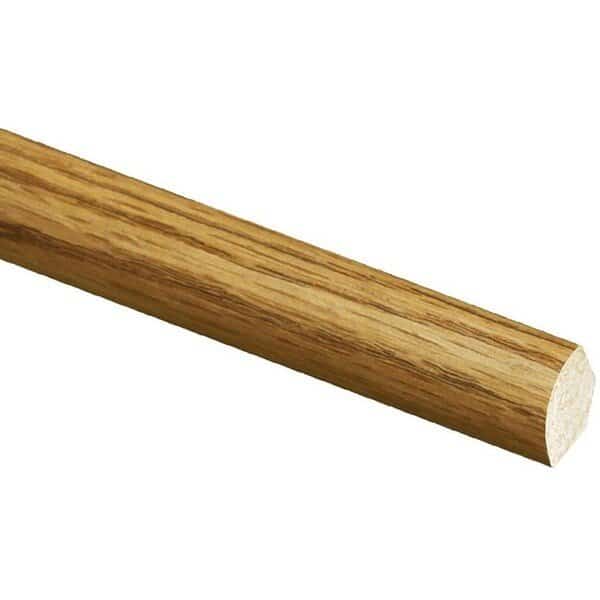 107 Series Quarter Round Moulding, 8 ft L, 916 in W, 916 in Thick, PreFinished, Ultra Oak