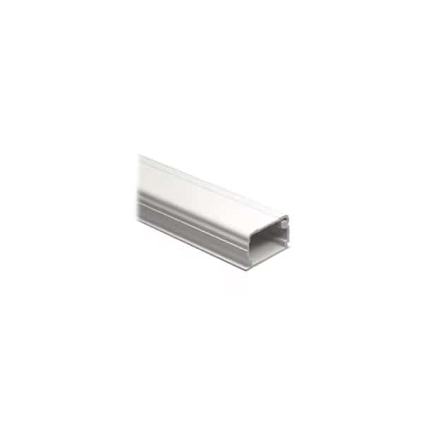 Raceway, ICRW Series, 1-1/4 in W, 3/4 in H, 6 ft L, White