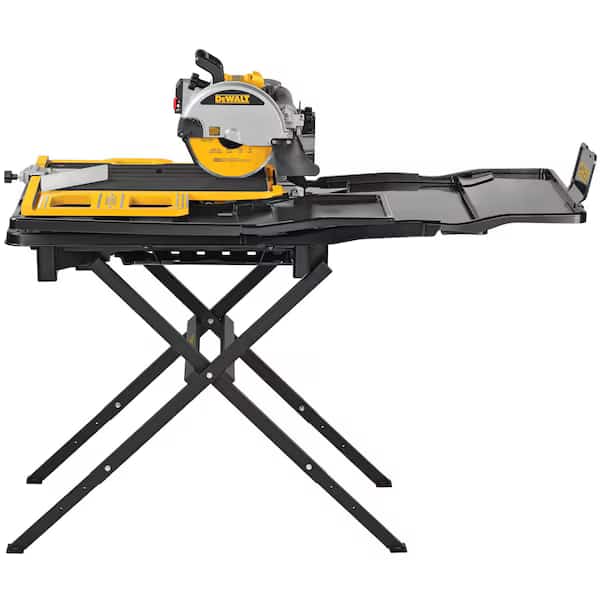 10 in. High Capacity Wet Tile Saw with Stand