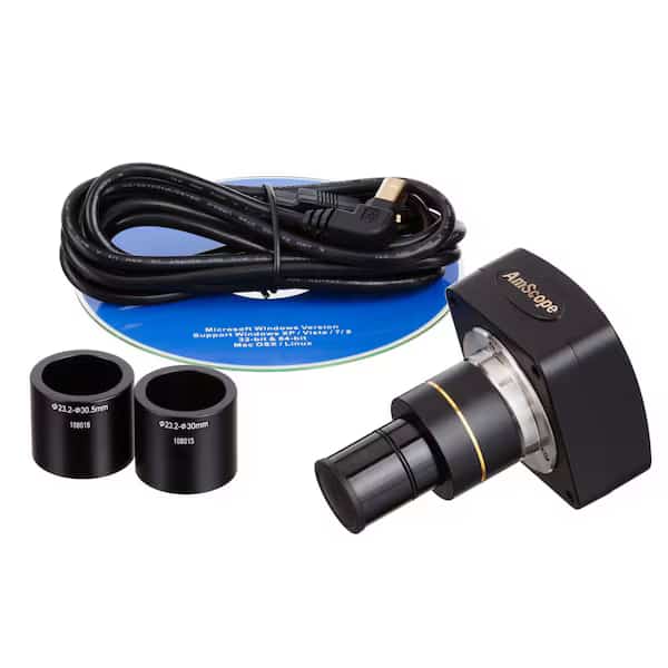1.3MP USB 2.0 Color CMOS C-Mount Microscope Camera with Reduction Lens