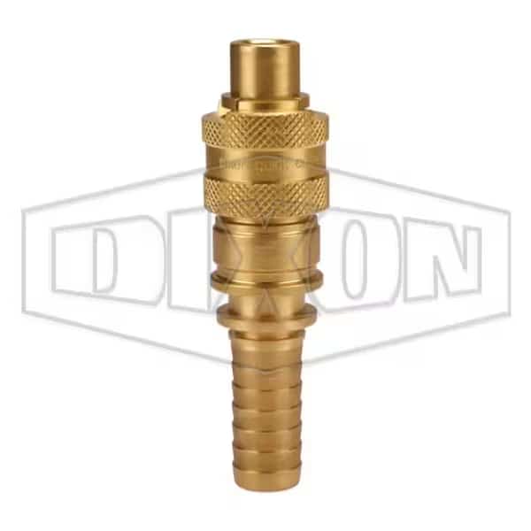 Dix-Lock N Series Bowes Interchange Quick Disconnect Coupler, 1/2 in Nominal, 300 psi Pressure, Bra