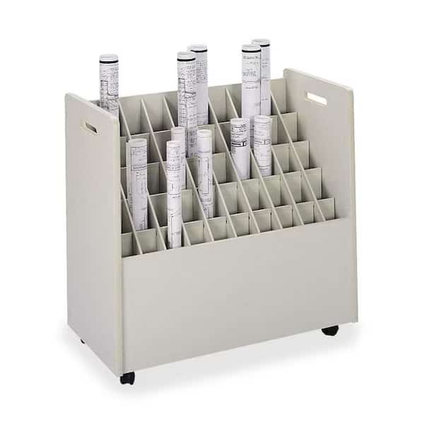 Roll File, Mobile, 50 Compartment