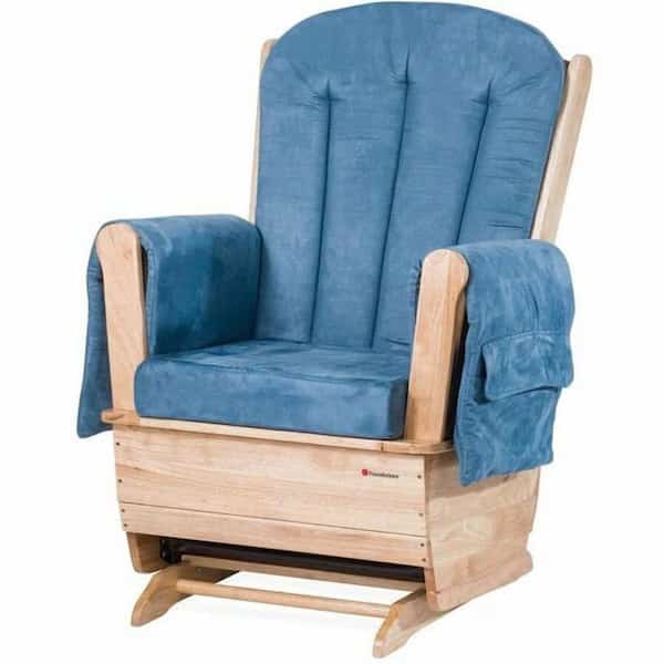 Glider/Rocker, Tan Back, 30 in W 29" L 43" H