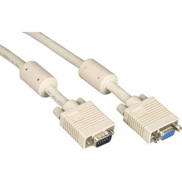 Vga Video Cable w/ Ferrite Core, Male/