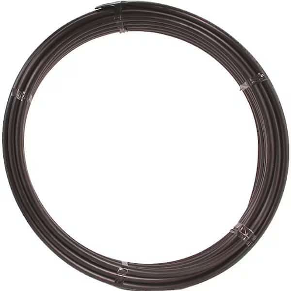 CRESLINE 18015 High-Density Pipe, 1 in, 200 psi, Black